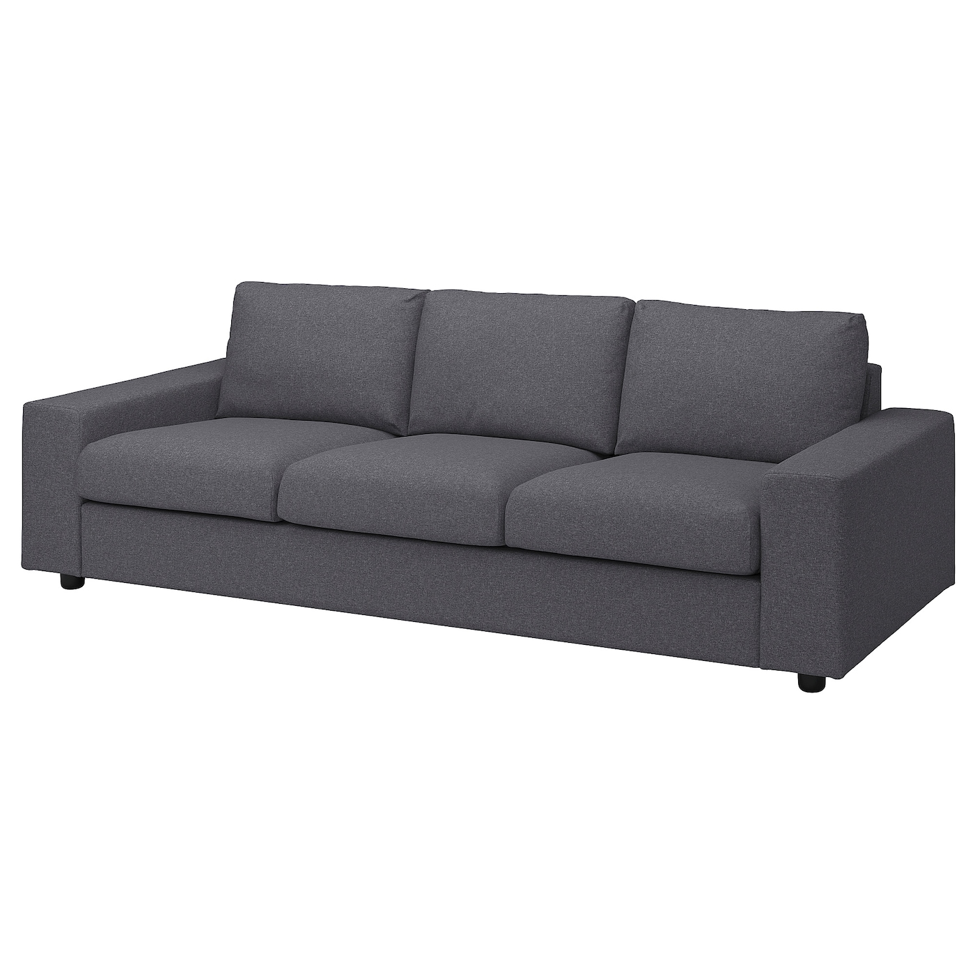 Чехол на 3-местный диван - IKEA VIMLE/ВИМЛЕ ИКЕА, серый