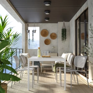 Второе фото. Стол и 4 стула - SEGERÖN / DUVSKÄR/ SEGERОN / DUVSKАR IKEA/ СЕГЕРОН/ ДУВСКАР ИКЕА, 147х91х75 см, белый