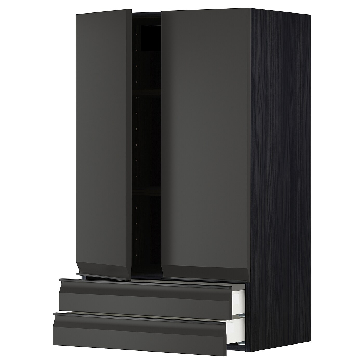 Напольный шкаф - IKEA METOD MAXIMERA, 100x39x60см, черный, МЕТОД МАКСИМЕРА ИКЕА