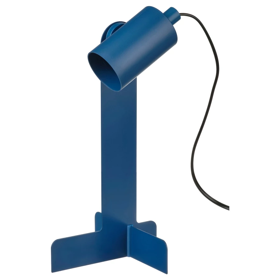 Лампа - FLOTTILJ  IKEA/ ФЛОТТИЛЬЙ ИКЕА, 16х15 см,  синий (изображение №1)