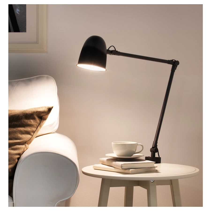 Лампа - SKURUP IKEA/СКУРУП ИКЕА, 12 см, черный (изображение №3)