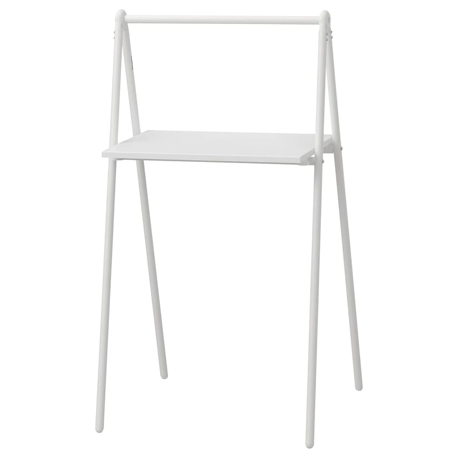 Стол складной - IKEA BJÖRKÅSEN/БЬЕРКОСЕН/БЬЁРКОСЕН ИКЕА, 35х59х110 см, белый (изображение №1)