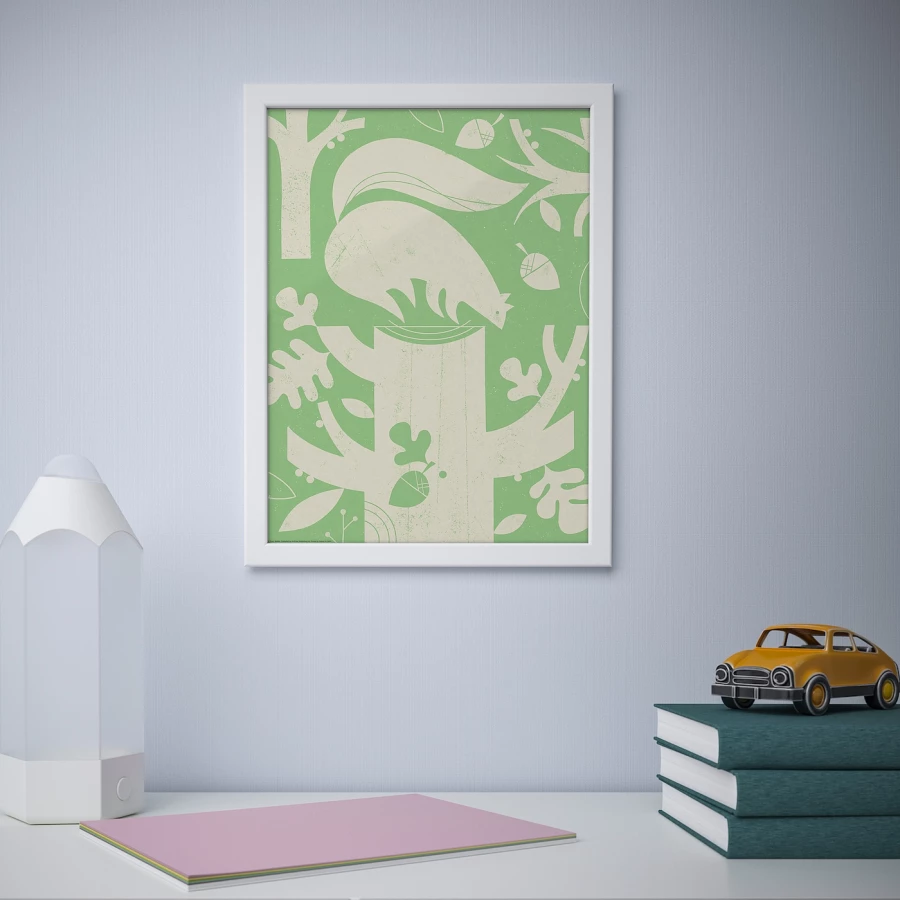Постер - IKEA BILD, 30х40 см, «Лесные существа 1», БИЛЬД ИКЕА (изображение №2)