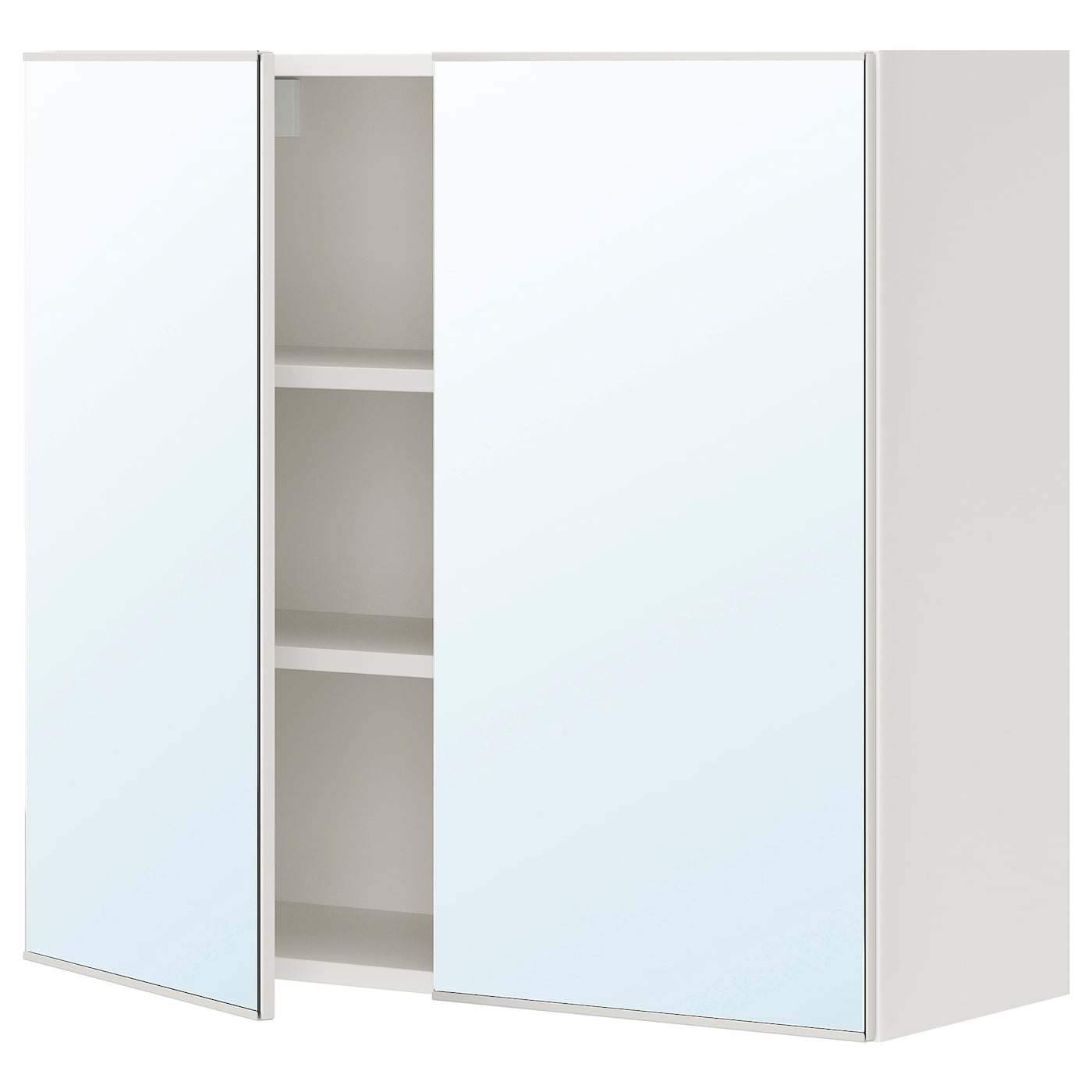 Настенный шкаф для ванной комнаты - ENHET IKEA/ ЭНХЕТ ИКЕА, 80х75х32 см, белый
