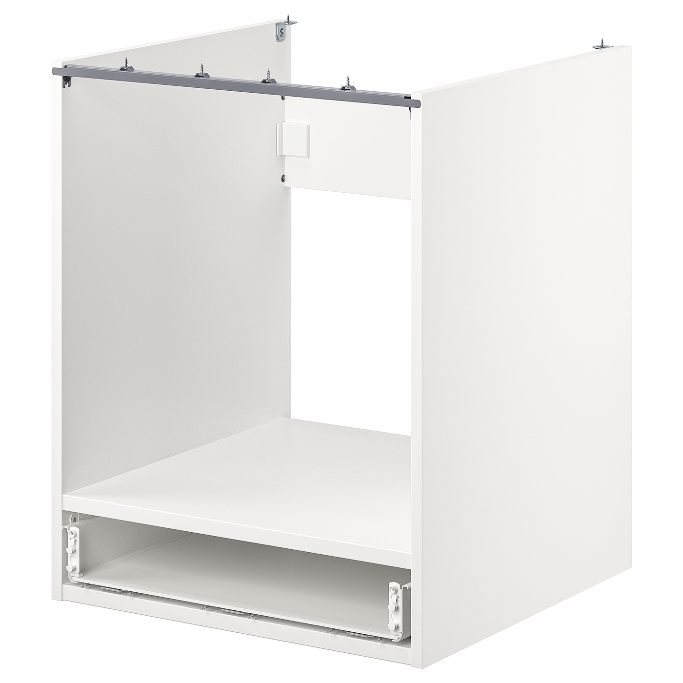 Шкаф для встроенной техники - IKEA ENHET, 75x60см, белый, ЭНХЕТ ИКЕА