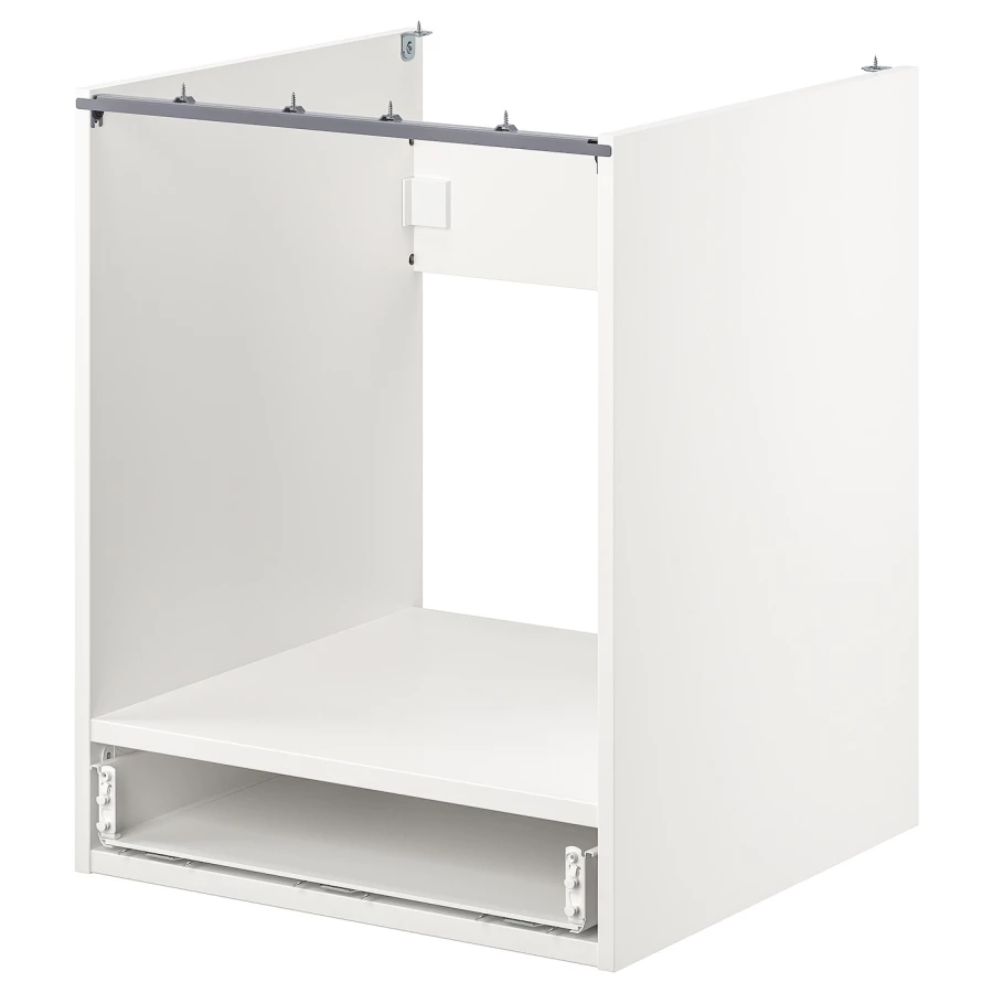 Шкаф для встроенной техники - IKEA ENHET, 75x60см, белый, ЭНХЕТ ИКЕА (изображение №1)