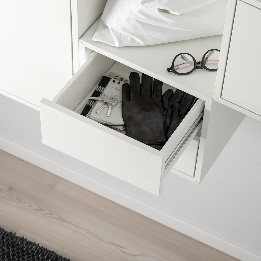 Комбинация навесных шкафов- IKEA EKET, 175x35x70 см, белый, ЭКЕТ ИКЕА (изображение №3)