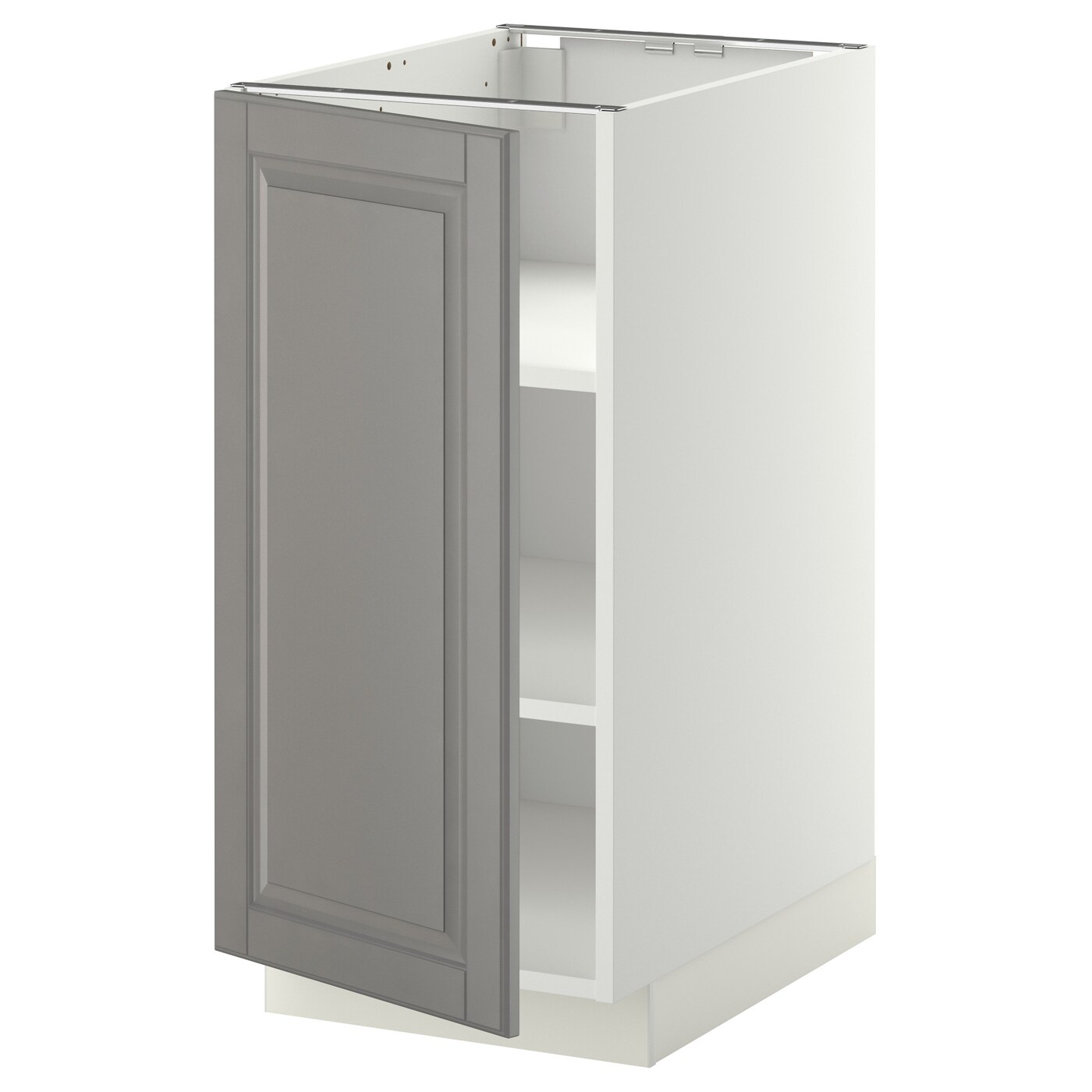 Шкаф под раковину  - IKEA METOD, 88x62x40см, белый/серый, МЕТОД ИКЕА