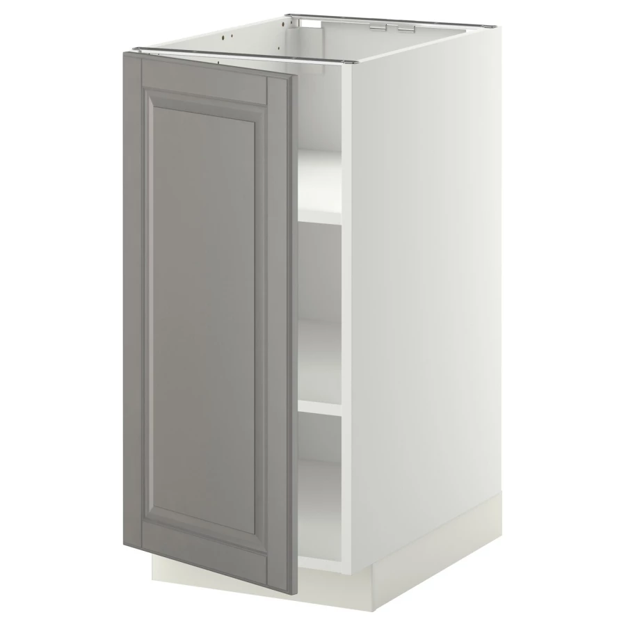 Шкаф под раковину  - IKEA METOD, 88x62x40см, белый/серый, МЕТОД ИКЕА (изображение №1)