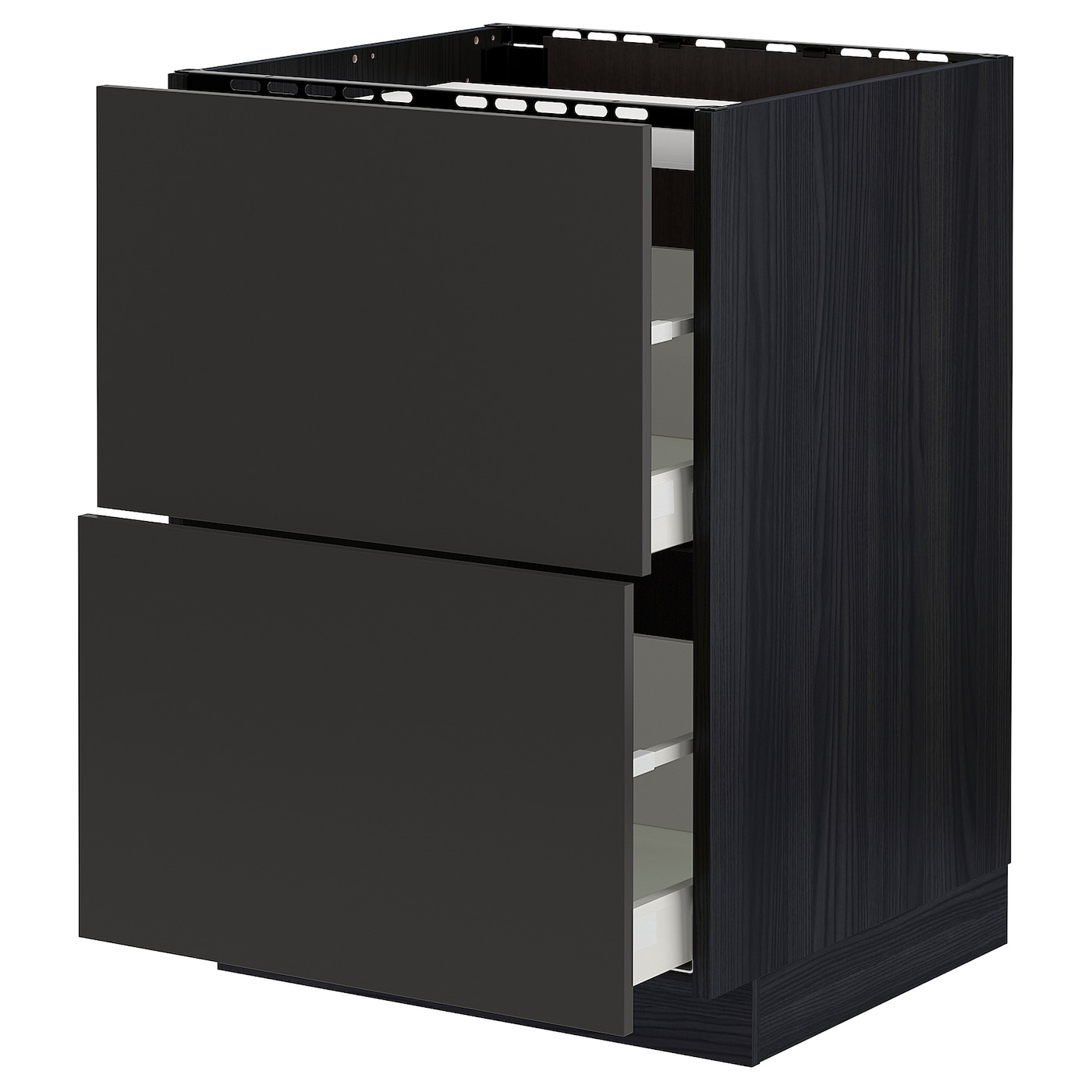 Напольный шкаф - METOD / MAXIMERA IKEA/ МЕТОД/ МАКСИМЕРА ИКЕА,  60х88 см,черный