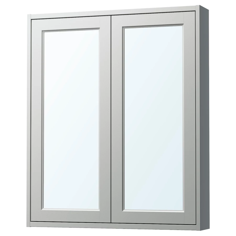 Зеркальный шкаф - TÄNNFORSEN / TАNNFORSEN IKEA/ ТАННФОРСЕН ИКЕА, 80х15х95 см, серый (изображение №1)