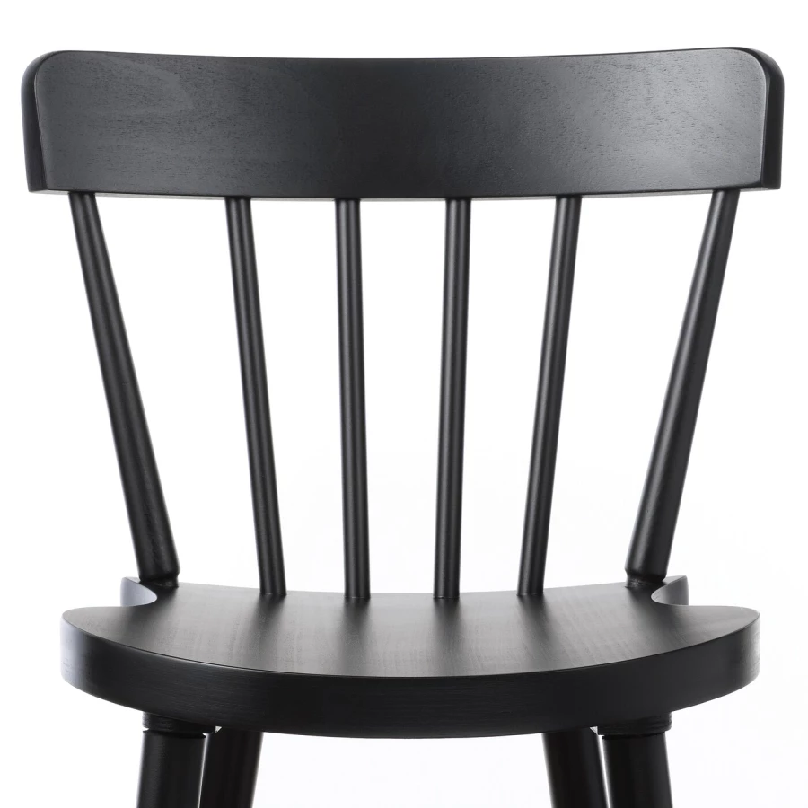 Барный стул - IKEA NORRARYD/ИКЕА НОРРАРИД,  46х47х103 см, черный (изображение №7)