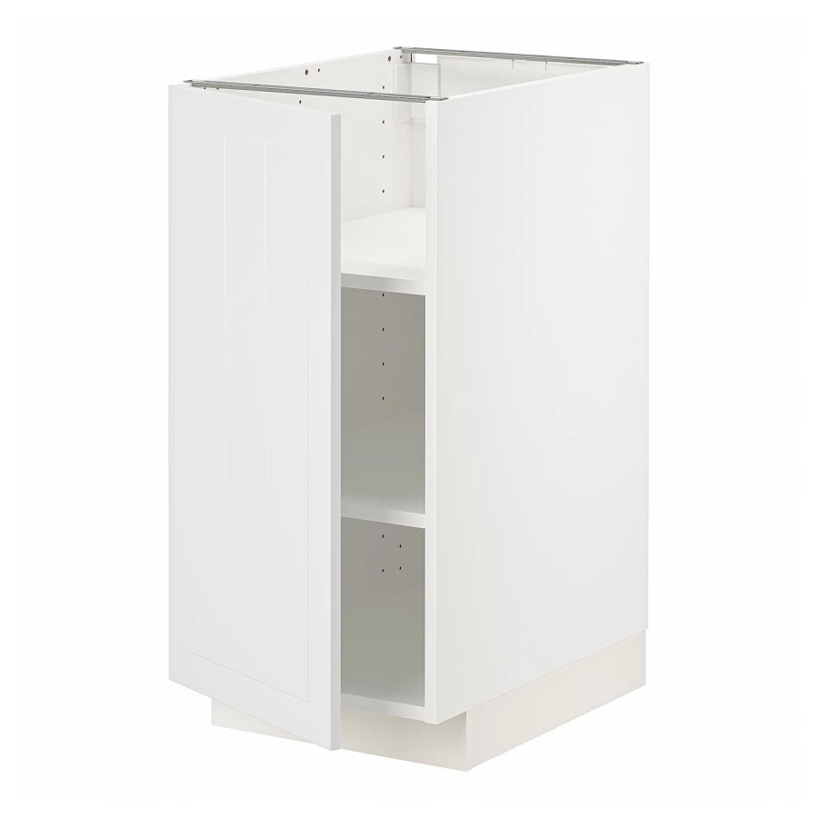 Напольный шкаф - IKEA METOD, 88x62x40см, белый, МЕТОД ИКЕА (изображение №1)