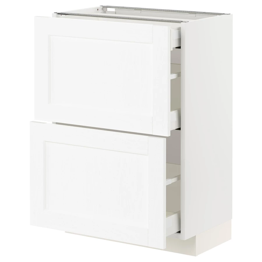 Напольный кухонный шкаф  - IKEA METOD MAXIMERA, 88x39,5x60см, белый, МЕТОД МАКСИМЕРА ИКЕА (изображение №1)