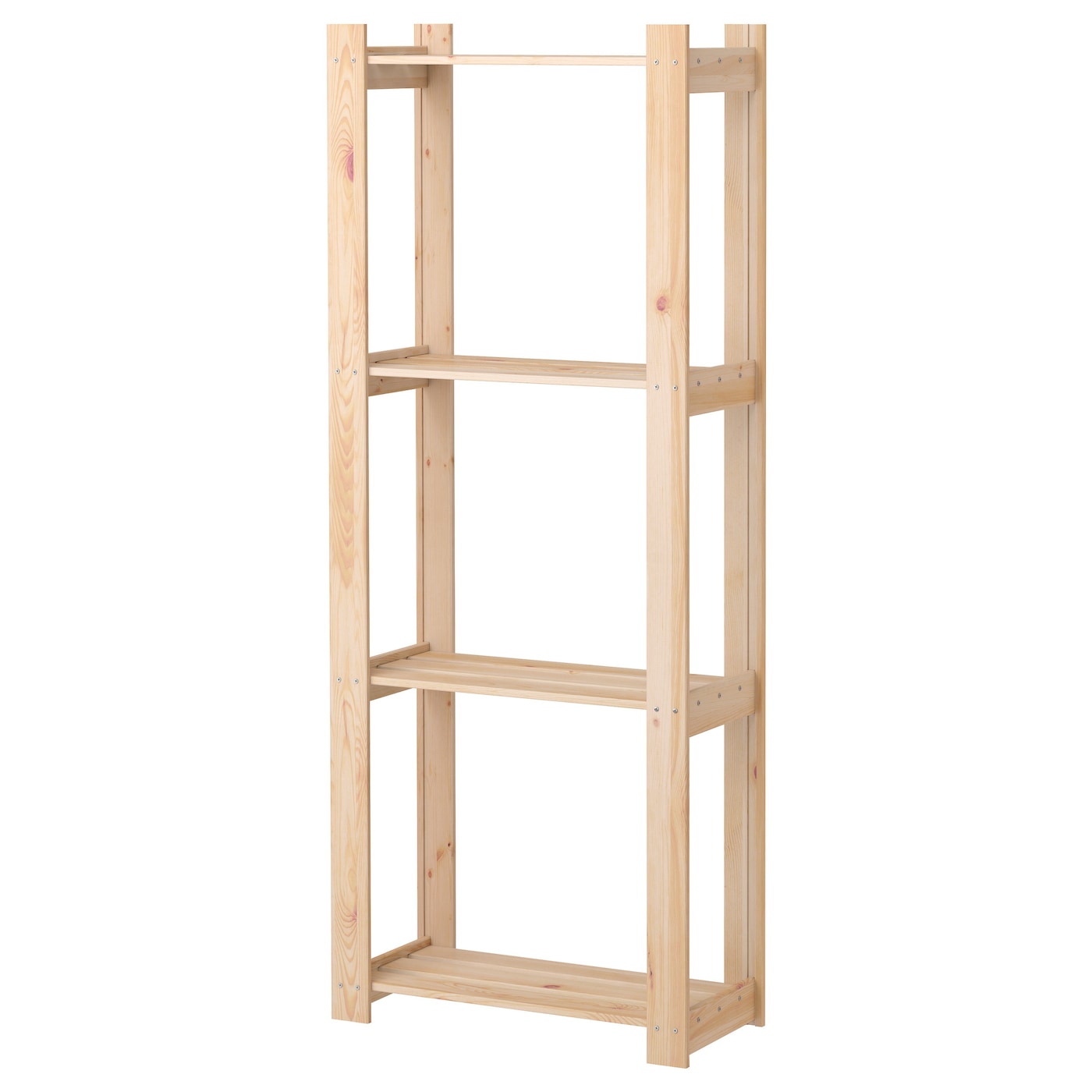 Книжный шкаф - ALBERT IKEA/ АЛЬБЕРТ ИКЕА, 159х64 см, под беленый дуб