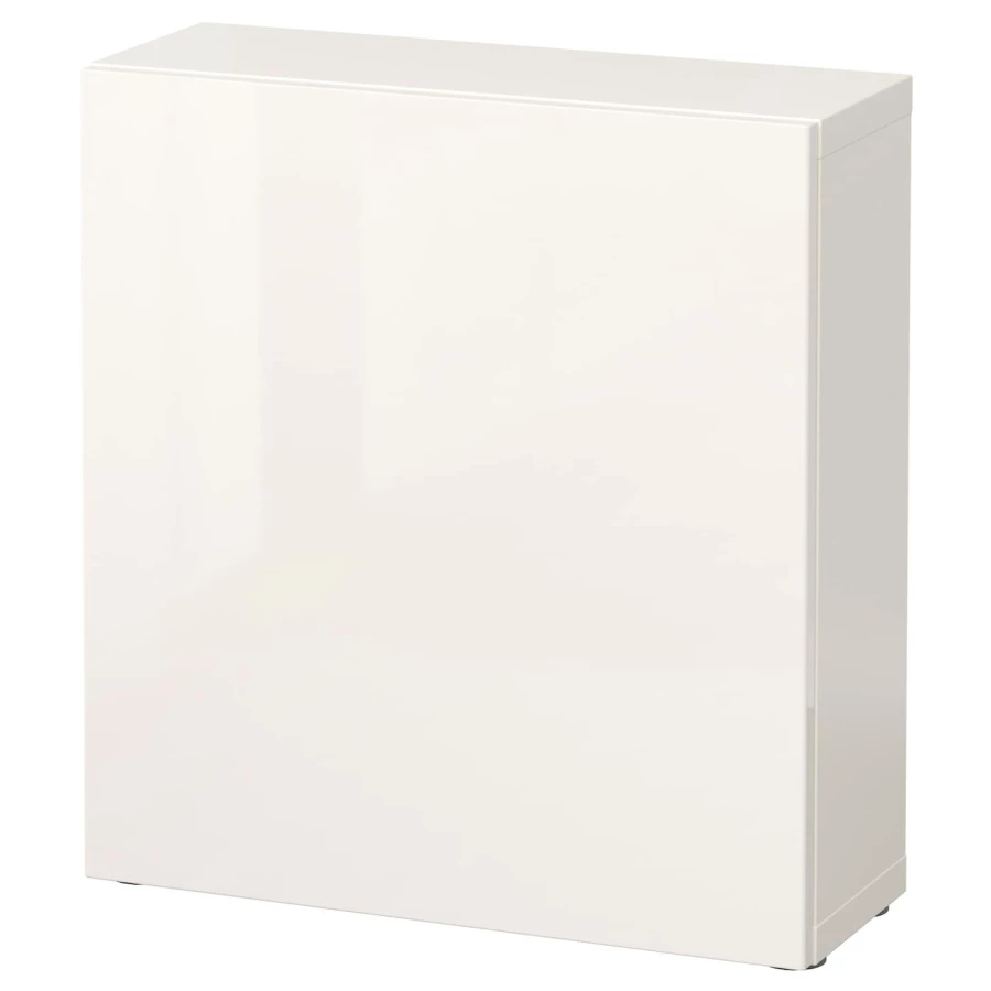 Шкаф - IKEA BESTÅ/BESTА /БЕСТО ИКЕА, 60x20x64 см, белый, (изображение №1)