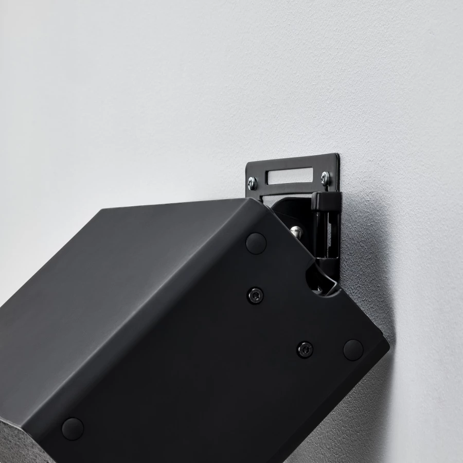 Настенный кронштейн  - SYMFONISK IKEA/ СУМФОНИСК ИКЕА,  302х86 мм, черный (изображение №3)