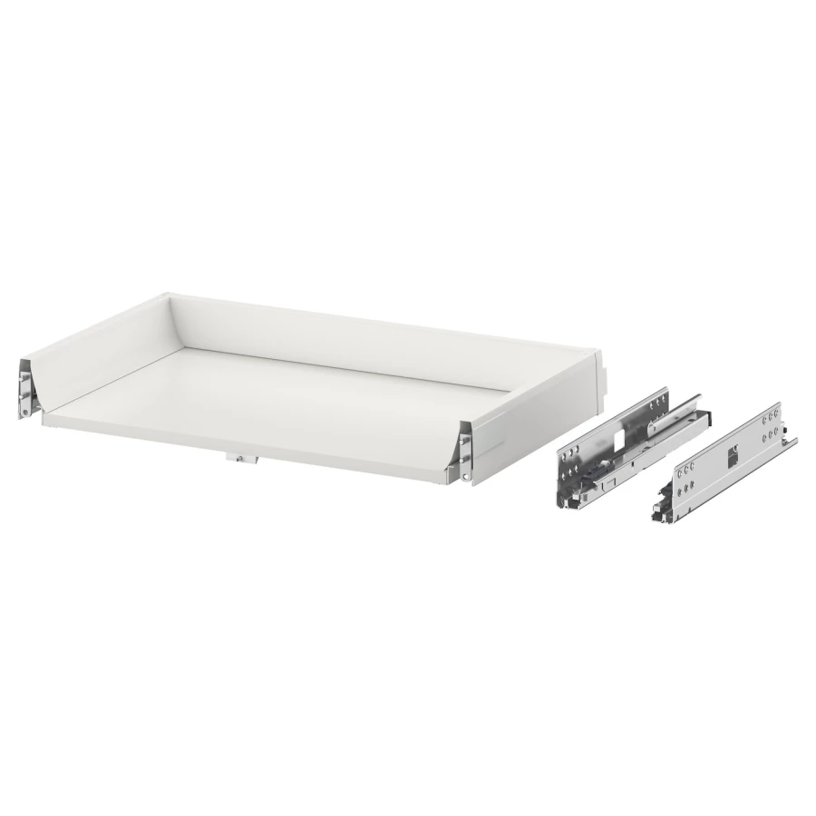 Ящик низкий  -  EXCEPTIONELL IKEA/ ЭКСЕПТИОНЕЛЛЬ  ИКЕА, 56,4х7,8 см, белый (изображение №1)