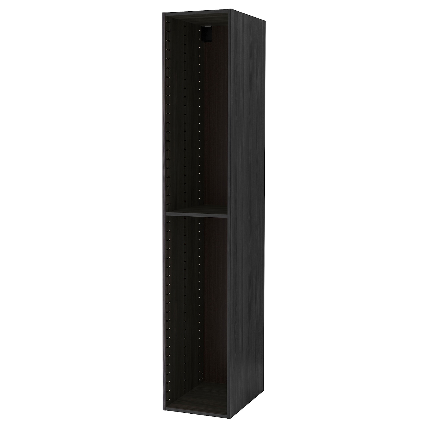 Каркас высокого шкафа - METOD IKEA/МЕТОД ИКЕА, 220х40 см, черный