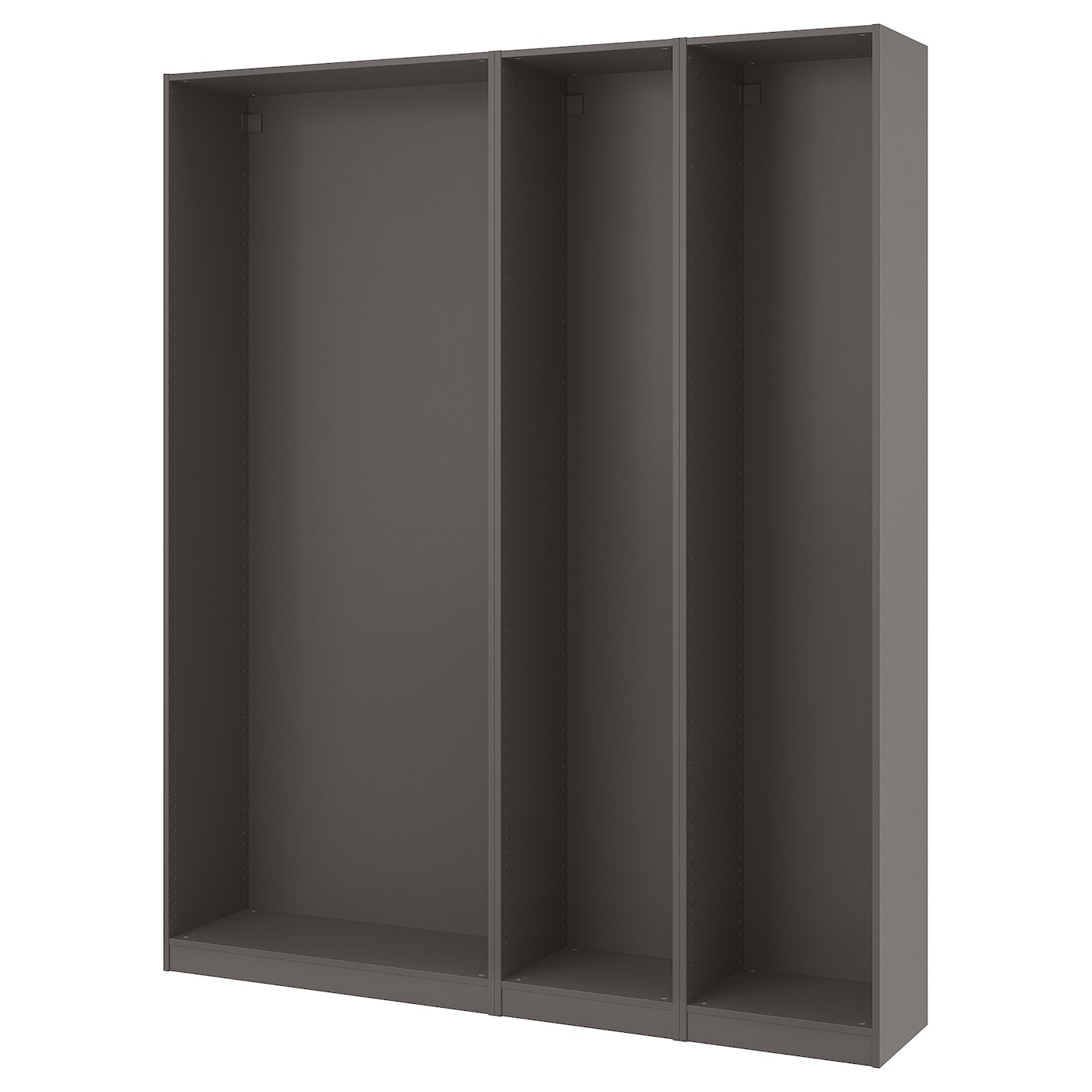 Каркас гардероба - IKEA PAX, 200x35x236 см, темно-серый ПАКС ИКЕА