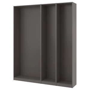 Каркас гардероба - IKEA PAX, 200x35x236 см, темно-серый ПАКС ИКЕА