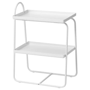 Прикроватная тумбочка - IKEA HATTASEN/ХАТТАСЕН ИКЕА, 27х43х58 см, белый