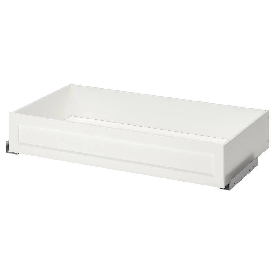 Ящик с фронтальной панелью - IKEA KOMPLEMENT, 100x58 см, белый КОМПЛИМЕНТ ИКЕА (изображение №1)