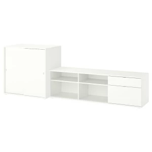 Комбинация для хранения - VIHALS IKEA/ ВИХАЛС ИКЕА, 90х275 см, белый