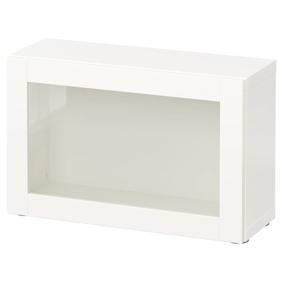 Шкаф - IKEA BESTÅ/BESTA/БЕСТО ИКЕА, 60x20x38 см, белый (изображение №1)