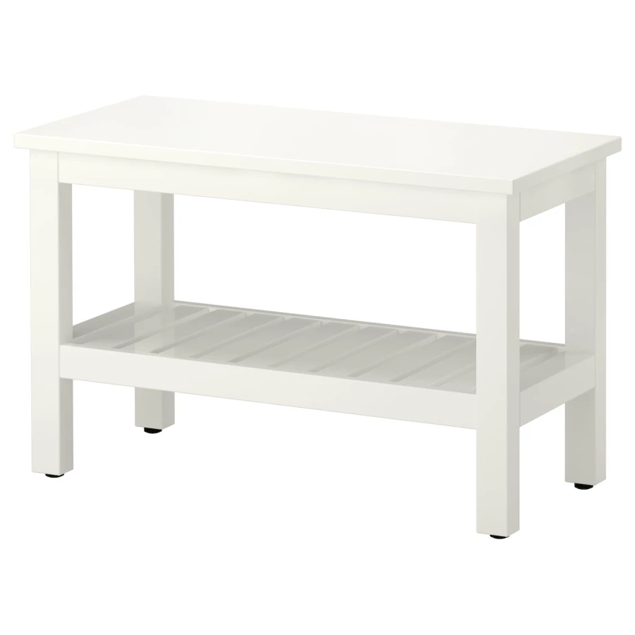 Лавка - IKEA HEMNES/ХЕМНЭСА ИКЕА 37x83 см, белый (изображение №1)