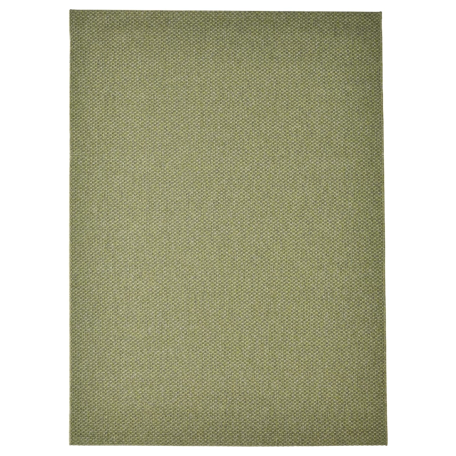 Текстильный ковер для дома и улицы - IKEA MORUM/МОРУМ ИКЕА, 230х160 см, зеленый (изображение №1)