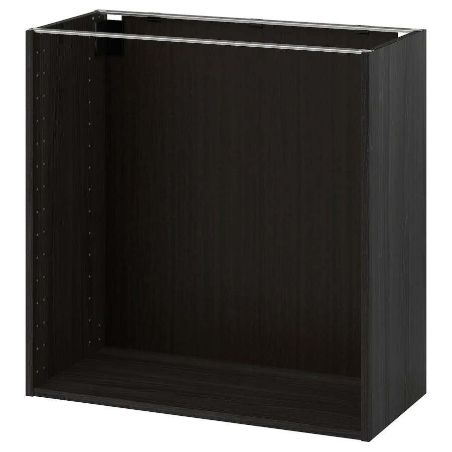 Каркас тумбы - METOD IKEA/МЕТОД ИКЕА, 80х80 см, черный (изображение №1)