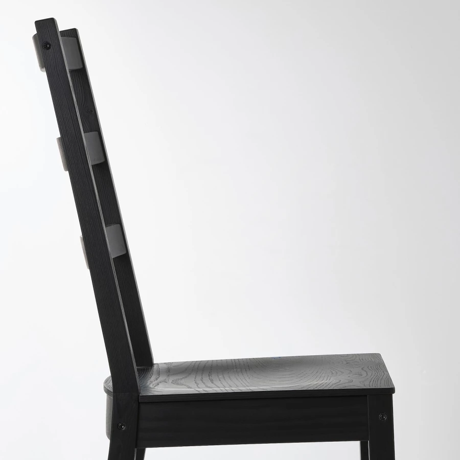 Стол и 4 стула - NORDVIKEN / NORDVIKEN IKEA/ НОРДВИКЕН  ИКЕА,  74/104x74 см, черный (изображение №7)