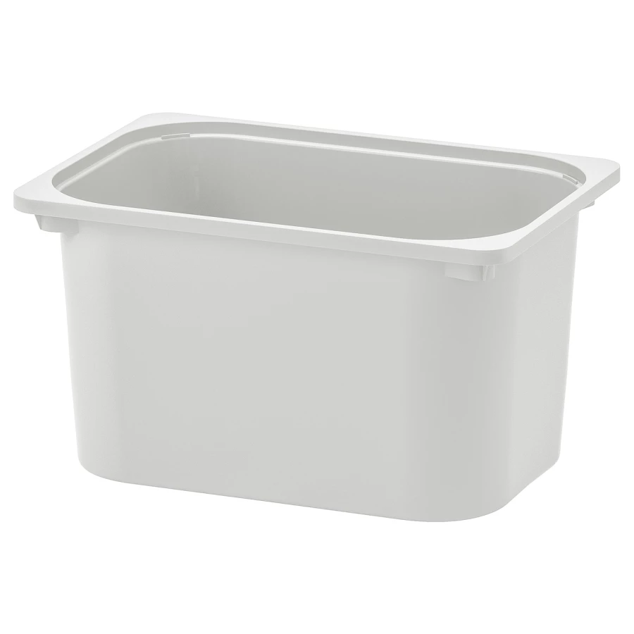 Ящик для хранения игрушек - TROFAST IKEA/ ТРУФАСТ ИКЕА, 42x30x23 см, серый (изображение №1)