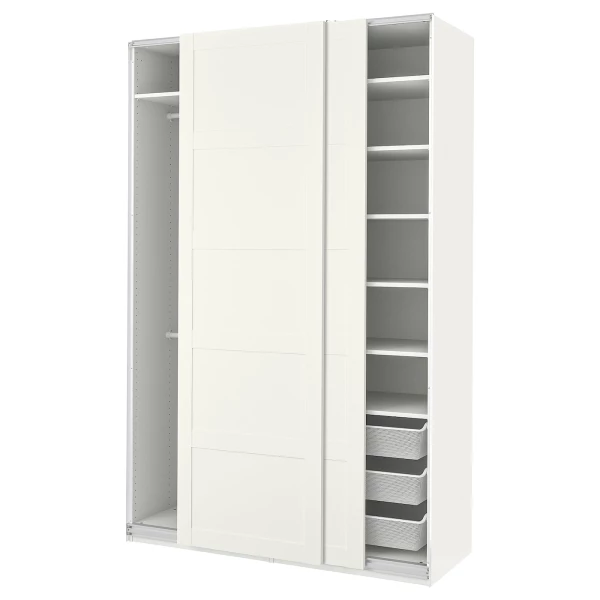 Шкаф-купе - IKEA PAX/BERGSBO/ ПАКС/БЕРГСБУ ИКЕА, 150x66x236 см, белый