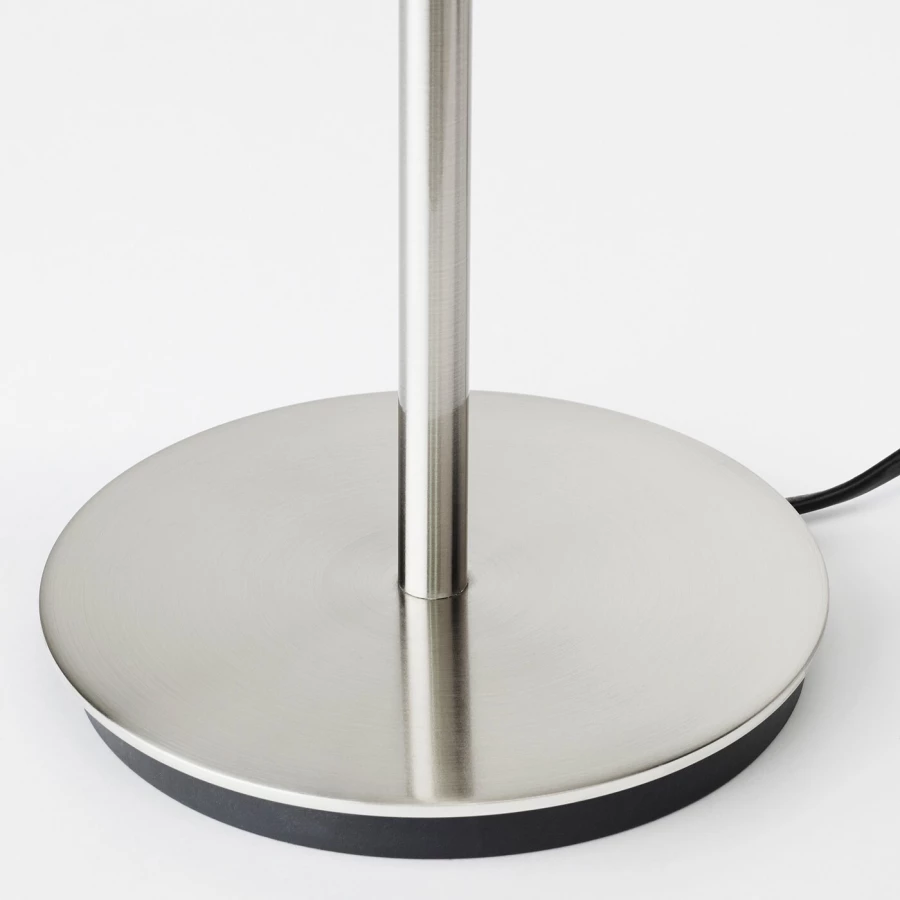 Лампа - RINGSTA/SKAFTET IKEA/РИНГСТА/СКАФТЕТ ИКЕА, 41 см, белый/серебритсый (изображение №4)