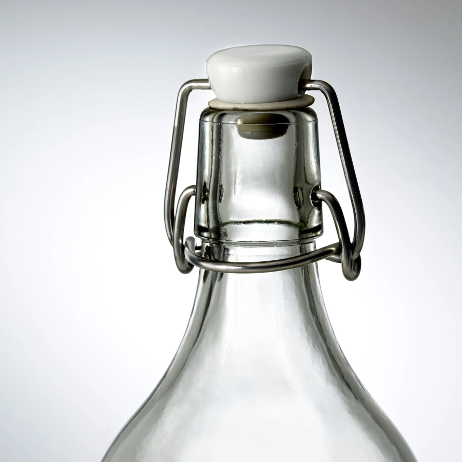 Бутылка с крышкой - IKEA KORKEN, 0.5 л, стекло, КОРКЕН ИКЕА (изображение №2)
