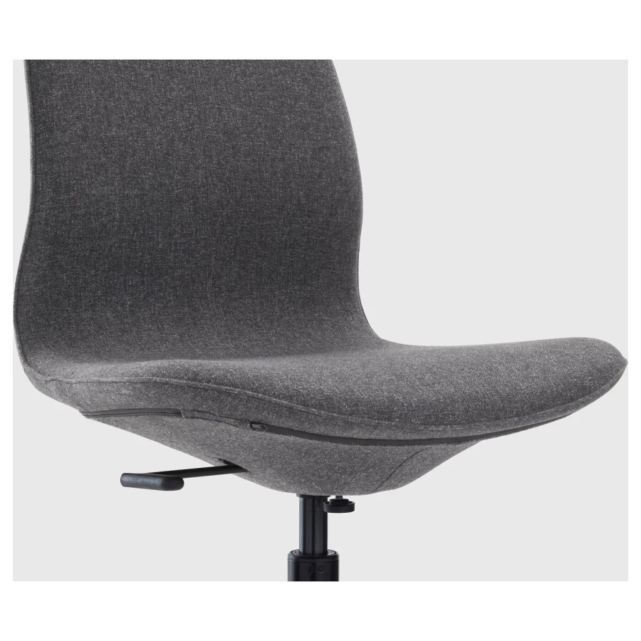 Офисный стул - IKEA LÅNGFJÄLL/LANGFJALL, 68x68x104см, черный, ЛОНГФЬЕЛЛЬ ИКЕА (изображение №4)