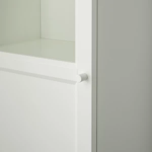 Стеллаж - IKEA BILLY, 40х42х237 см, белый/стекло, БИЛЛИ ИКЕА