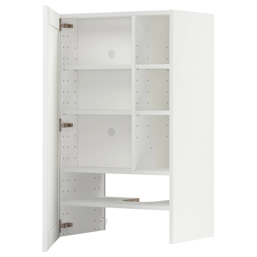 Навесной шкаф с полкой - METOD IKEA/ МЕТОД ИКЕА, 60х100 см, белый (изображение №1)