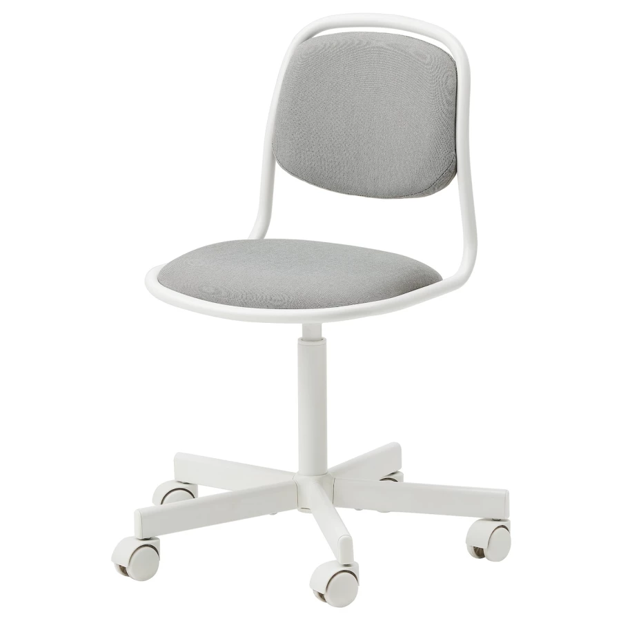 Кресло детское - IKEA ÖRFJÄLL/ORFJALL, 83х53 см, белый/серый, ИКЕА (изображение №1)