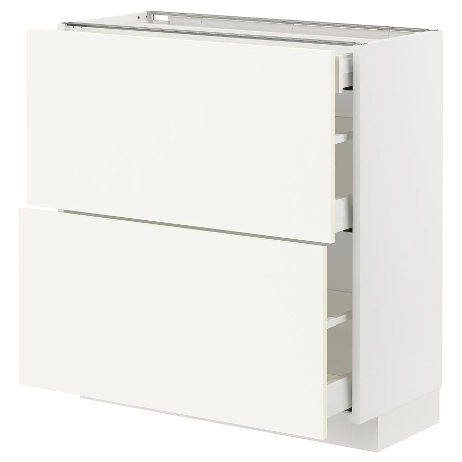 Напольный кухонный шкаф  - IKEA METOD MAXIMERA, 88x39x80см, белый, МЕТОД МАКСИМЕРА ИКЕА (изображение №1)
