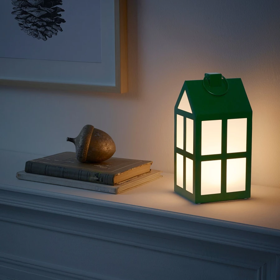 STRÅLA Декоративная настольная светодиодная лампа ИКЕА (изображение №5)