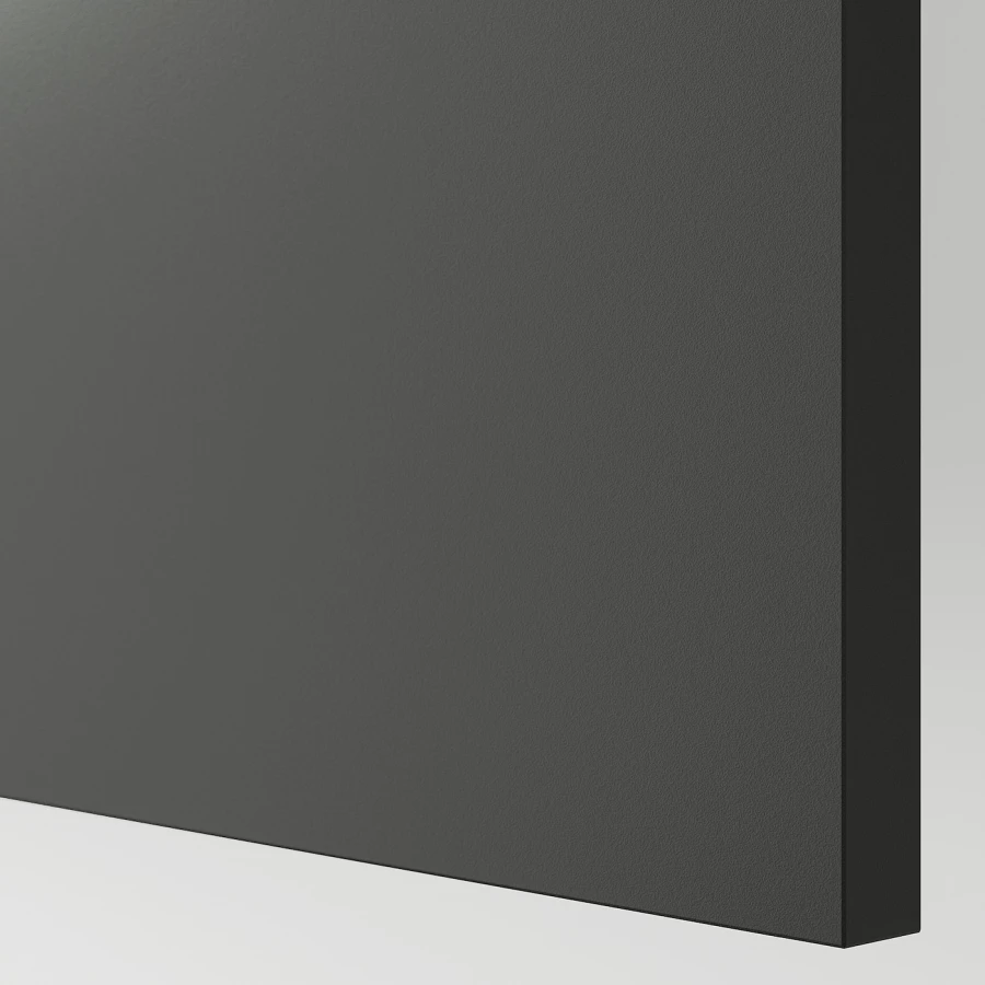 Кухонный навесной шкаф - IKEA KNOXHULT/КНОКСХУЛЬТ ИКЕА, 120x75х31 см, белый/черный (изображение №3)