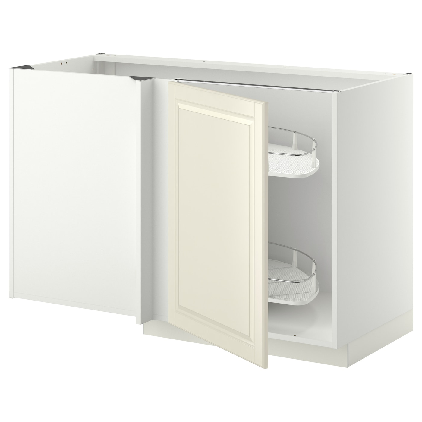 Напольный кухонный шкаф  - IKEA METOD, 88x67,5x127,5см, белый/светло-бежевый, МЕТОД ИКЕА