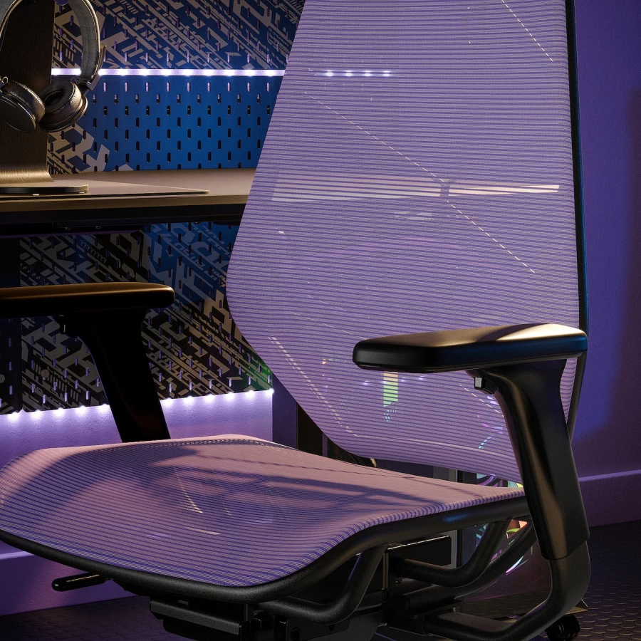 Игровой стул - STYRSPEL IKEA, СТИРСПЕЛ ИКЕА, 69х71 см, фиолетовый (изображение №9)