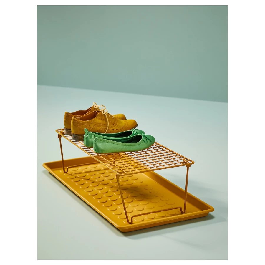 Коврик для обуви - IKEA BAGGMUCK, оранжевый, БАГГМУКК ИКЕА (изображение №3)