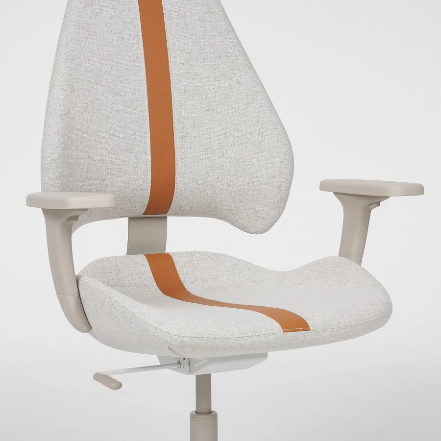 Стол и стул - IKEA IDÅSEN/GRUPPSPEL, 120х70 см, белый/коричневый, ИДОСЕН/ГРУППСПЕЛ ИКЕА (изображение №7)