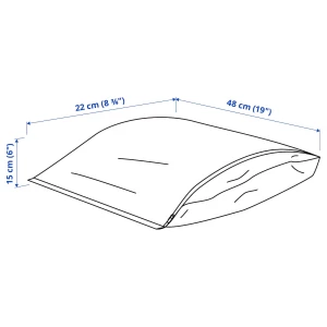 Второе фото. Сумка для обуви - PÄRKLA / PАRKLA IKEA/ ПЭРКЛА ИКЕА, 48х22 см, прозрачный