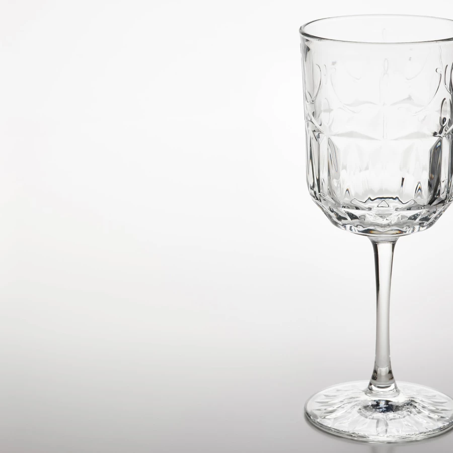 Набор бокалов для вина, 4 шт. - IKEA SÄLLSKAPLIG/SALLSKAPLIG, 270 мл, прозрачное стекло, СЭЛЛЬСКАПЛИГ ИКЕА (изображение №2)